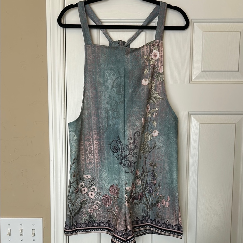 Cutest Floral Patterned overalls!